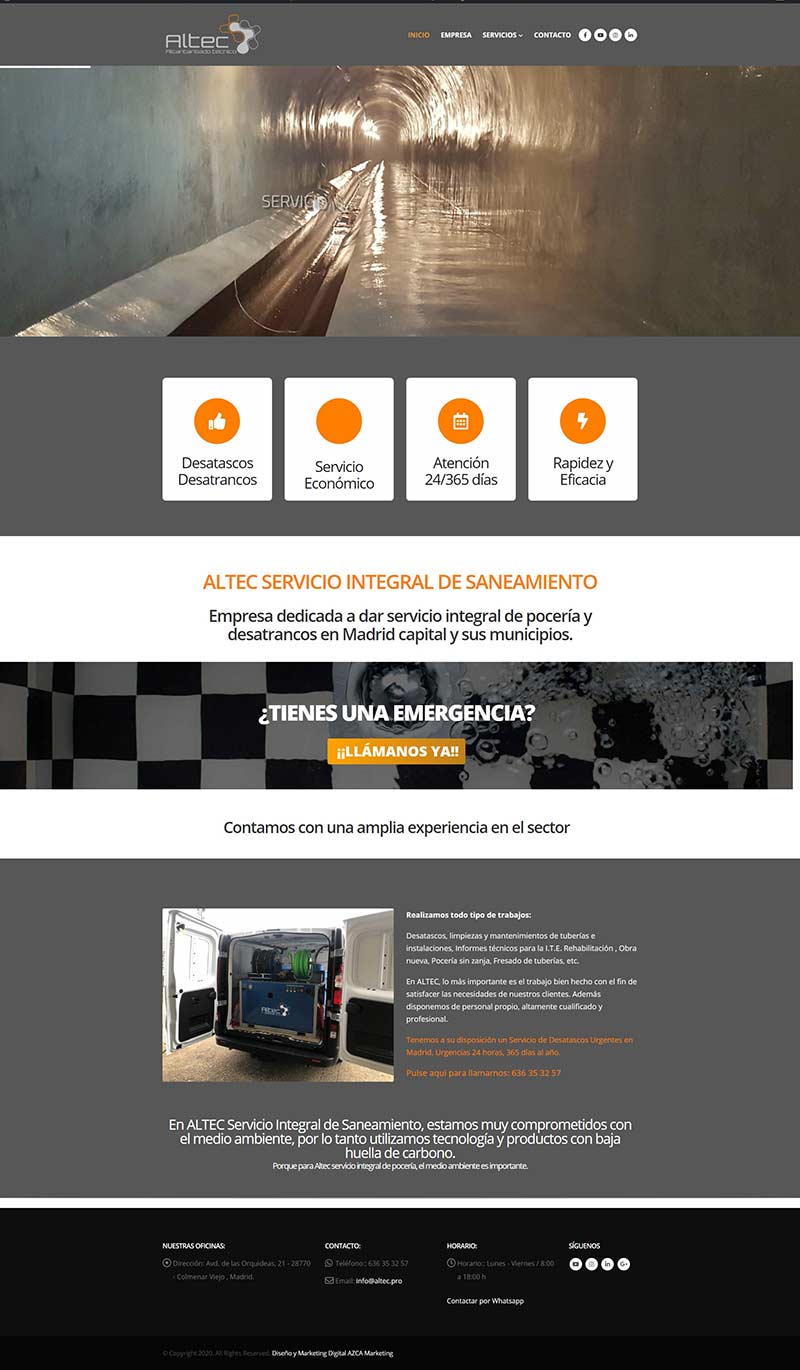 Diseño web y marketing digital altec